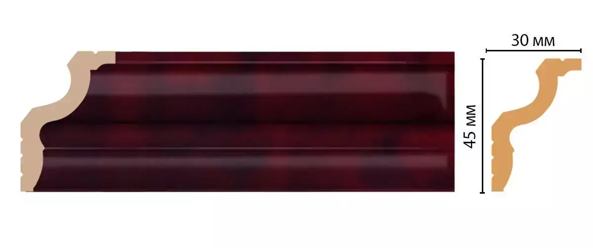 Карниз потолочный DECOMASTER D148-62 45*30*2400 Карниз потолочный DECOMASTER D148-62 45*30*2400