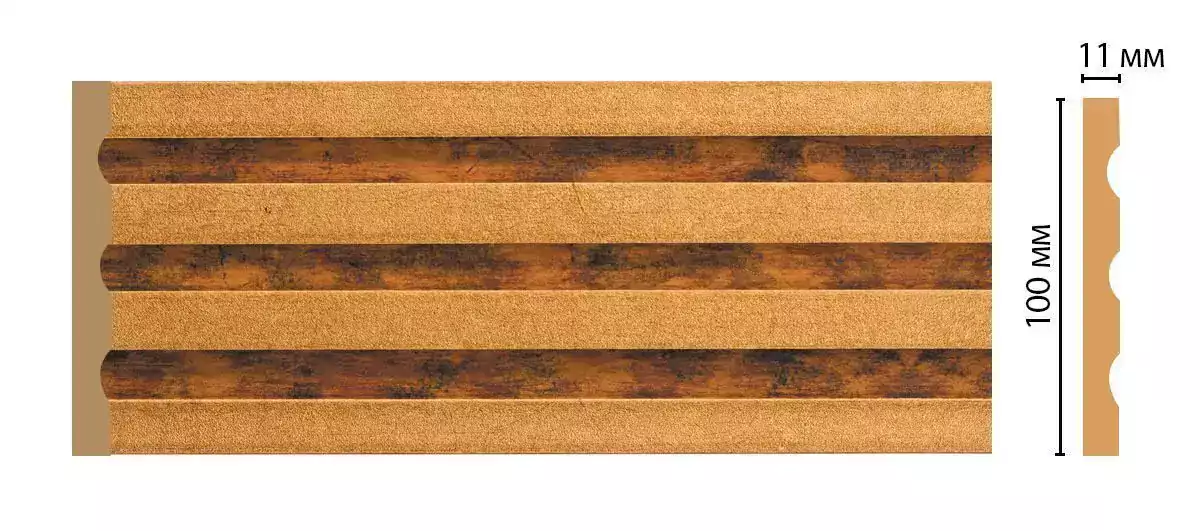 Пилястра / молдинг Decomaster D201-1223 ДМ 100*11*2400 Пилястра / молдинг Decomaster D201-1223 ДМ 100*11*2400