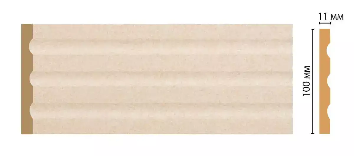 Пилястра / молдинг Decomaster D201-18D ДМ 100*11*2400 Пилястра / молдинг Decomaster D201-18D ДМ 100*11*2400