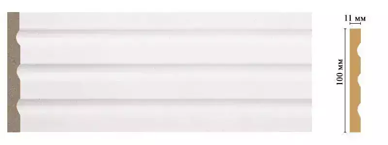 Пилястра / молдинг Decomaster D201-60 100*11*2400 Пилястра / молдинг Decomaster D201-60 100*11*2400