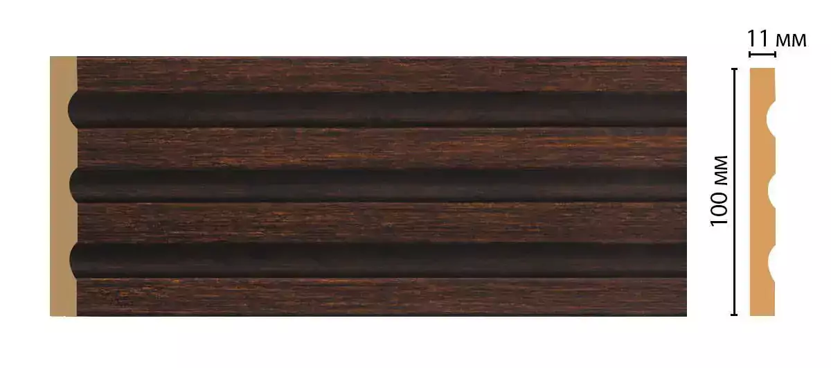 Пилястра / молдинг Decomaster D201-966 ДМ 100*11*2400 Пилястра / молдинг Decomaster D201-966 ДМ 100*11*2400