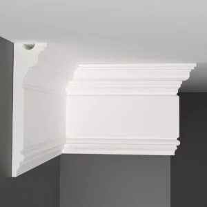 Плинтус потолочный D214 DECOMASTER 150*38*2000 мм
