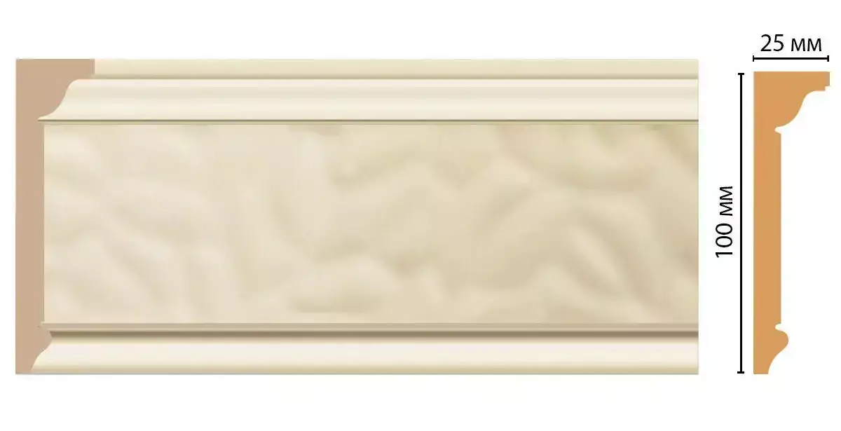 Карниз потолочный DECOMASTER D215-61 100*25*2400 Карниз потолочный DECOMASTER D215-61 100*25*2400