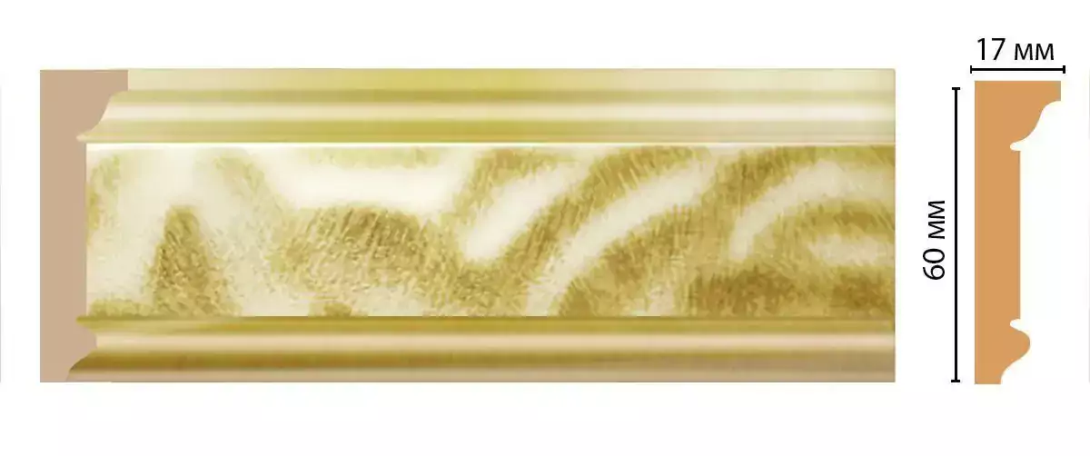 Карниз потолочный DECOMASTER D216-374 60*17*2400 Карниз потолочный DECOMASTER D216-374 60*17*2400