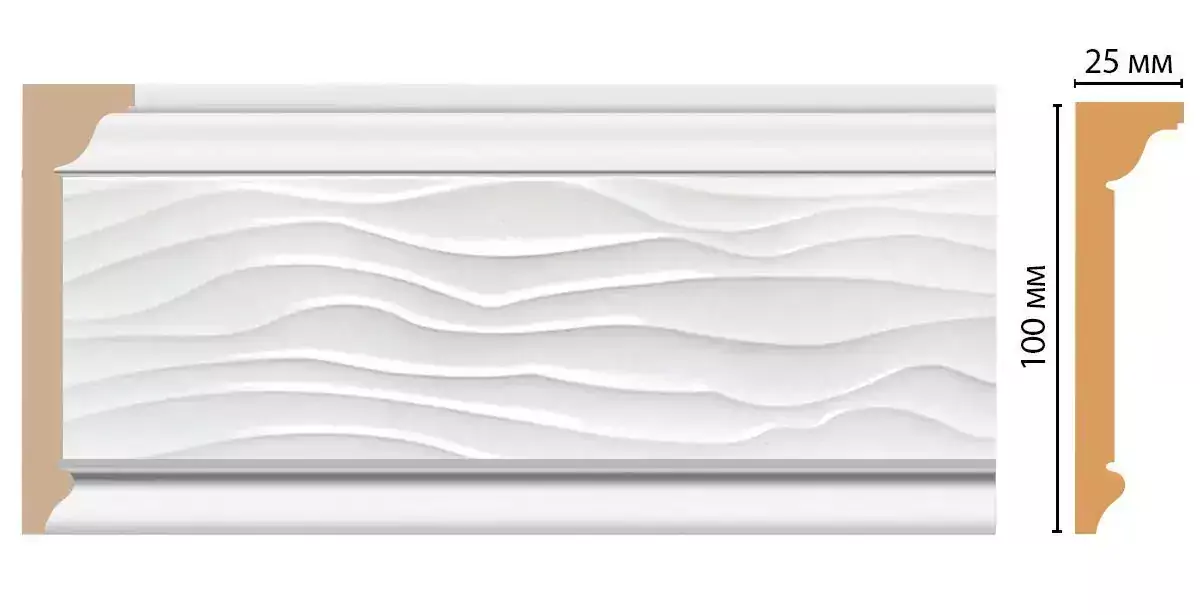 Карниз потолочный DECOMASTER D218-114 100*25*2400 Карниз потолочный DECOMASTER D218-114 100*25*2400