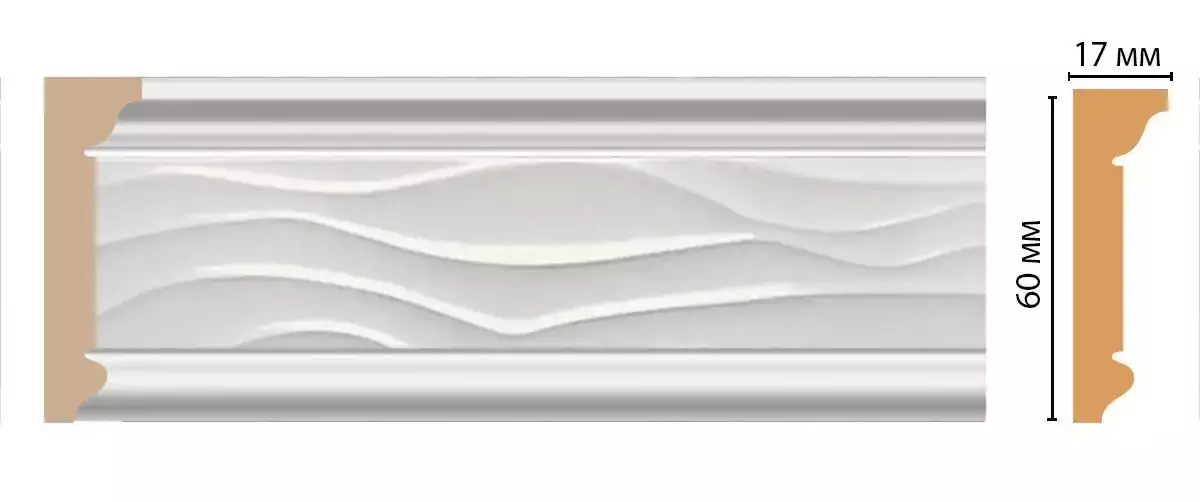 Карниз потолочный DECOMASTER D219-114 60*17*2400 Карниз потолочный DECOMASTER D219-114 60*17*2400