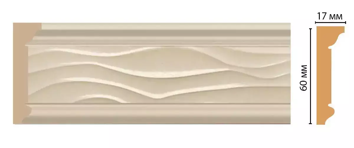 Карниз потолочный DECOMASTER D219-61 60*17*2400 Карниз потолочный DECOMASTER D219-61 60*17*2400