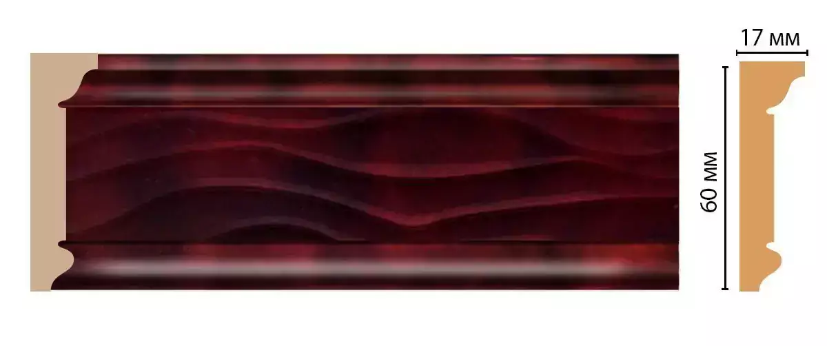 Карниз потолочный DECOMASTER D219-62 60*17*2400 Карниз потолочный DECOMASTER D219-62 60*17*2400