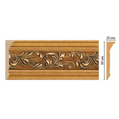 D226-1223 плинтус DECOMASTER ДМ 90*21*2400 мм