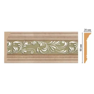 D226-59 ДМ  плинтус DECOMASTER ДМ 90*21*2400 мм