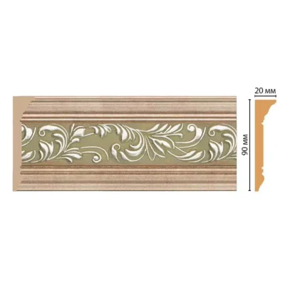 D226-59 ДМ  плинтус DECOMASTER ДМ 90*21*2400 мм