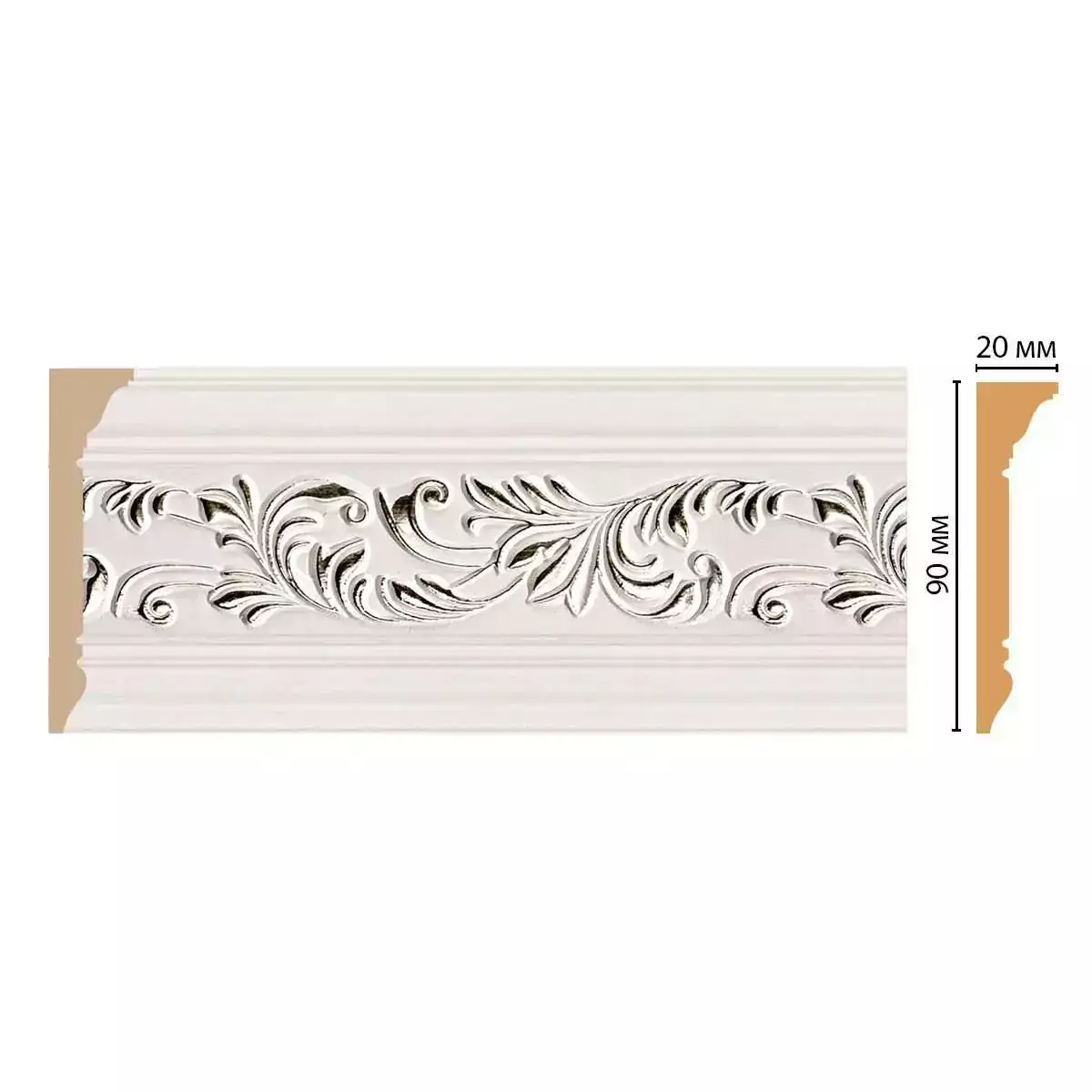 D226-60 ДМ плинтус DECOMASTER90*21*2400 мм D226-60 ДМ плинтус DECOMASTER90*21*2400 мм