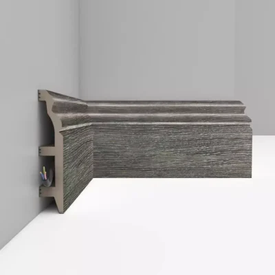 Плинтус напольный D232-87 ДМ  100*22*2400 мм DECOMASTERМ