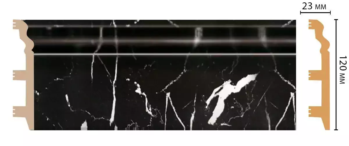 Плинтус напольный DECOMASTER D233-78 120*23*2400 мм Плинтус напольный DECOMASTER D233-78 120*23*2400 мм