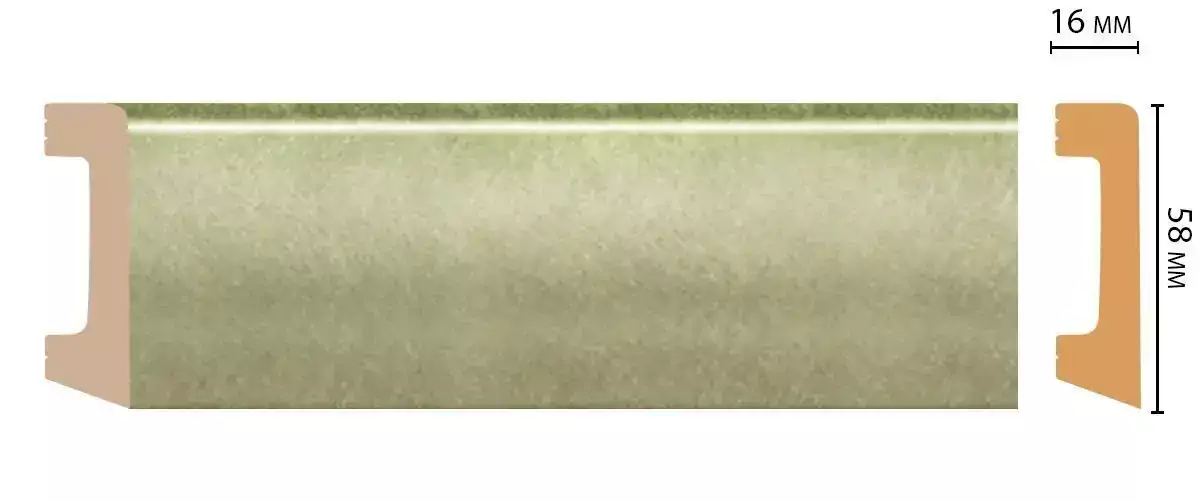 Плинтус напольный DECOMASTER D234-373 58*16*2400 мм Плинтус напольный DECOMASTER D234-373 58*16*2400 мм