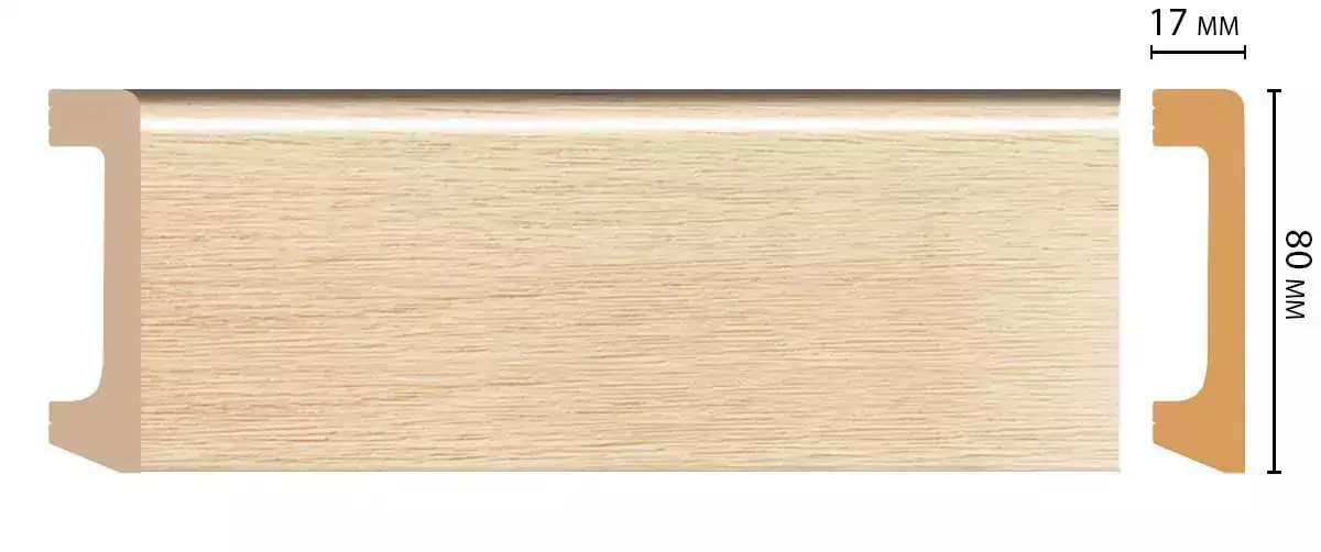 Плинтус напольный DECOMASTER D235-71 80*17*2400 мм Плинтус напольный DECOMASTER D235-71 80*17*2400 мм