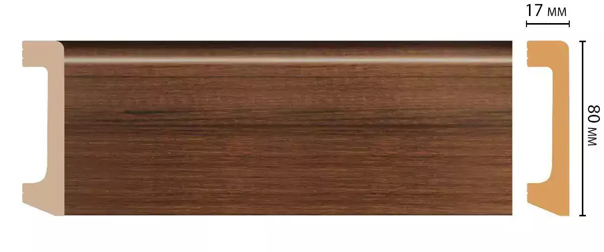 Плинтус напольный DECOMASTER D235-74 80*17*2400 мм Плинтус напольный DECOMASTER D235-74 80*17*2400 мм