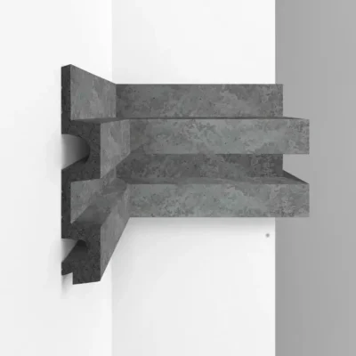 3D панель D302-1629 ДМ  DECOMASTER бетон 122*21*2900 мм
