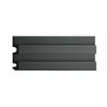 3D панель D302-112 DECOMASTER черный антрацит 122*21*2900 мм