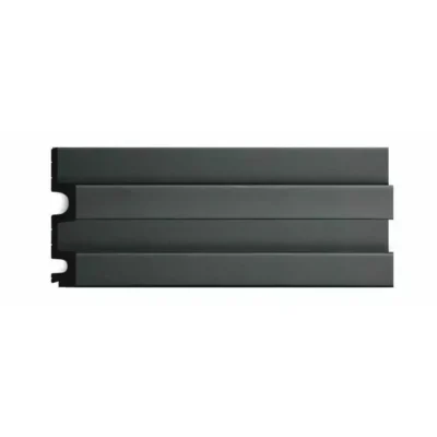 3D панель D302-112 DECOMASTER черный антрацит 122*21*2900 мм