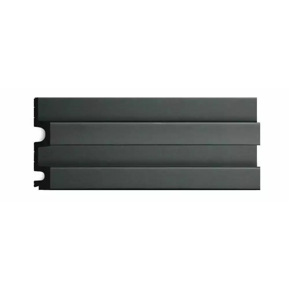 3D панель D302-112 DECOMASTER черный антрацит 122*21*2900 мм 3D панель D302-112 DECOMASTER черный антрацит 122*21*2900 мм