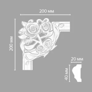 Угол декоративный DECOMASTER DP-304D 200*200*20