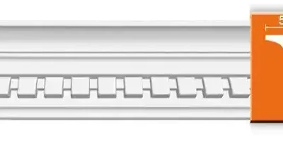 Потолочный плинтус с орнаментом DECOMASTER DT 22 гибкий 78*50*2400