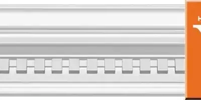 Потолочный плинтус с орнаментом DECOMASTER DT-5 128*128*2400