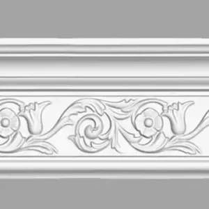 Потолочный плинтус с орнаментом DECOMASTER DT 303 гибкий 143*60*2400