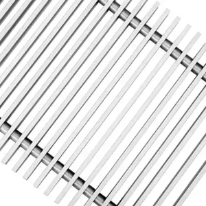 Решетка рулонная алюминиевая Techno РРА 370-3900 серебро