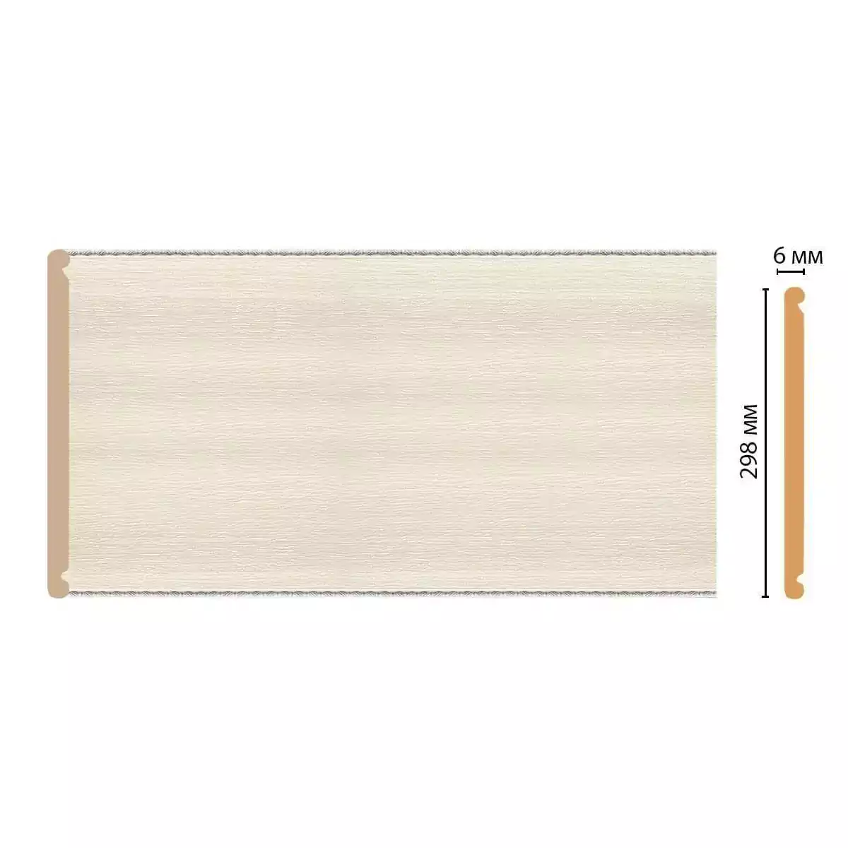 Декоративная панель Decomaster F30-15 298*6*2400 Декоративная панель Decomaster F30-15 298*6*2400