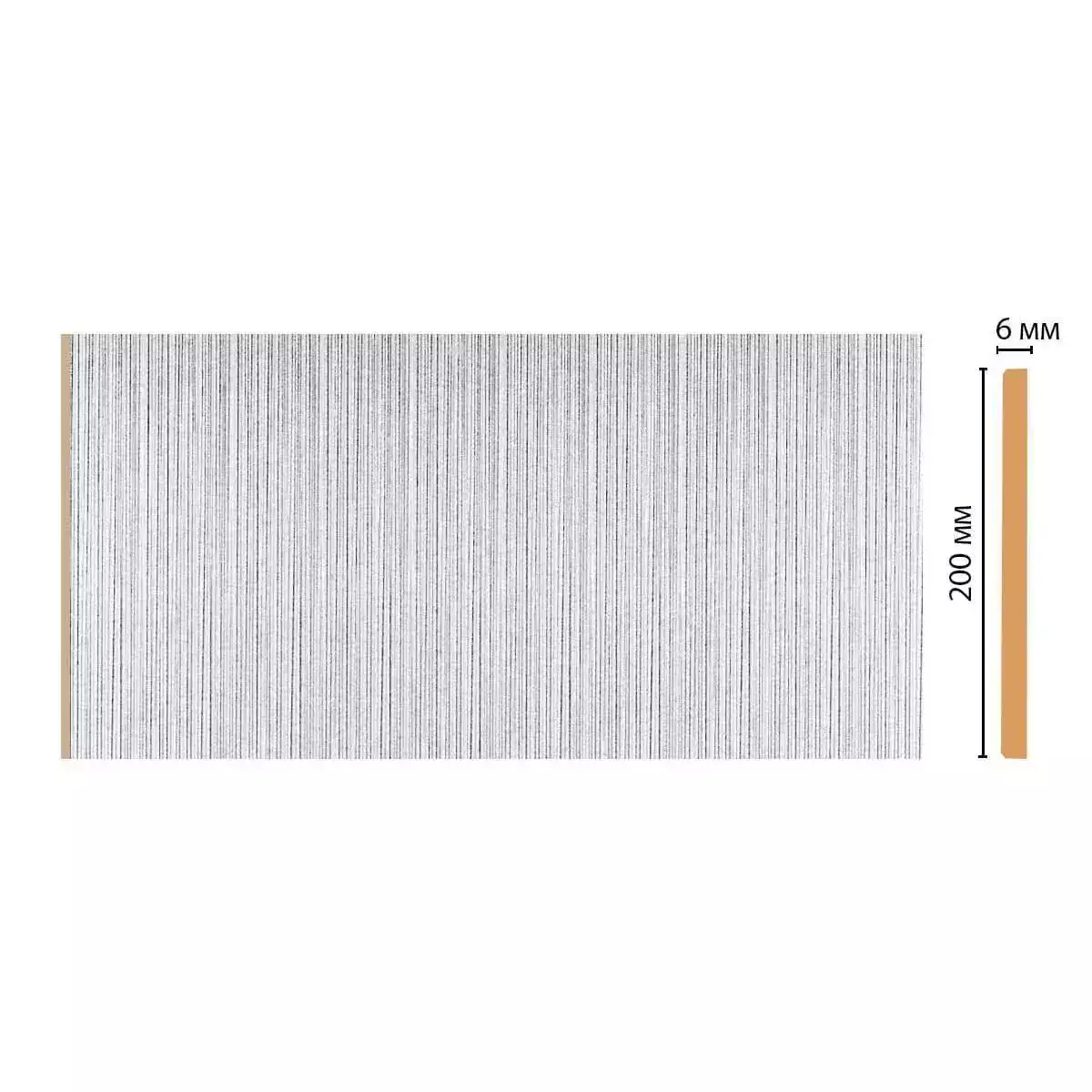 Декоративная панель Decomaster G20-19 200*6*2400 Декоративная панель Decomaster G20-19 200*6*2400