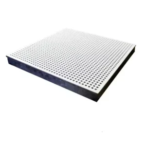 Плита фальшпола вентиляционная из алюминия K&R Design Alum 55P/PVC Antistatic conductive - 25