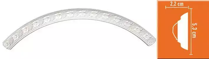 Радиус [1/4 круга] Decomaster 898102-100 Rнар. 550 | Rвн. 500