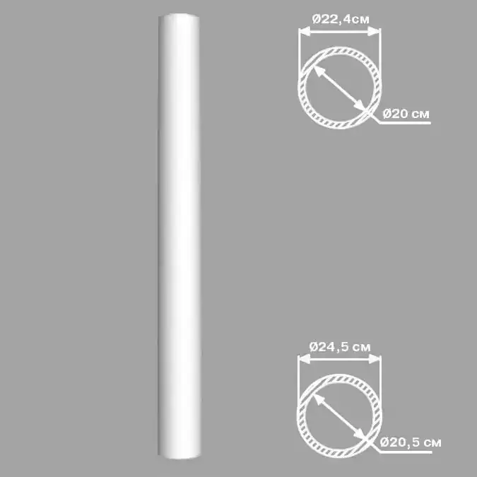 Колонна 90124 DECOMASTER O 240*2400. внO 180 мм Колонна 90124 DECOMASTER O 240*2400. внO 180 мм
