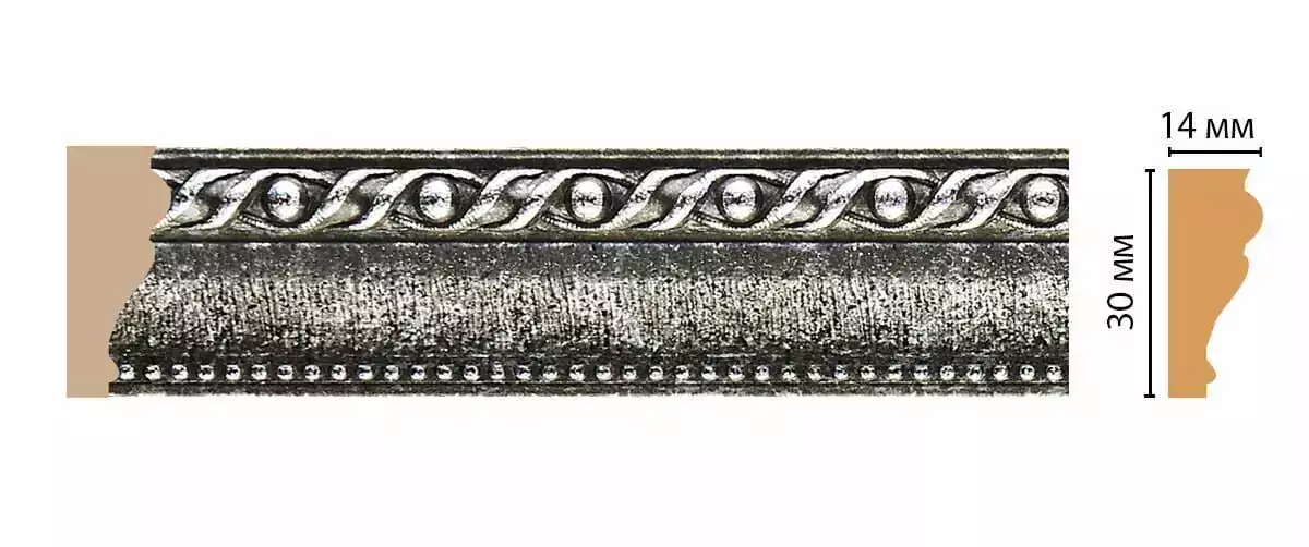 Молдинг 125-44 Decomaster 30*14*2400 мм Молдинг 125-44 Decomaster 30*14*2400 мм