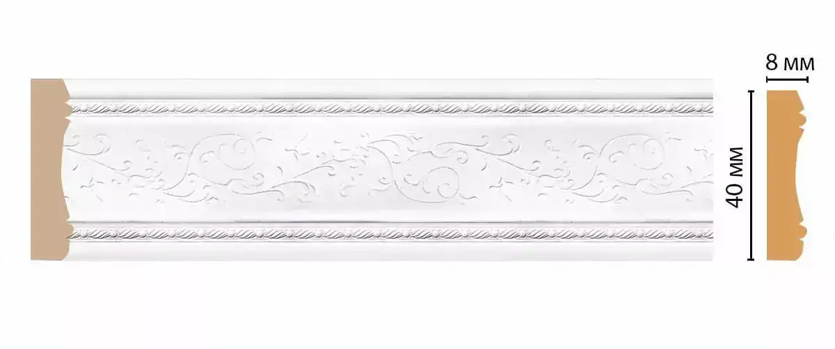 Молдинг 188-16 Decomaster 40*8*2400 мм Молдинг 188-16 Decomaster 40*8*2400 мм