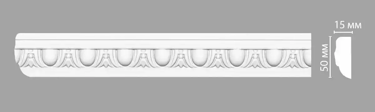 Молдинг гибкий 98202F DECOMASTER 50*15*2400 мм Молдинг гибкий 98202F DECOMASTER 50*15*2400 мм