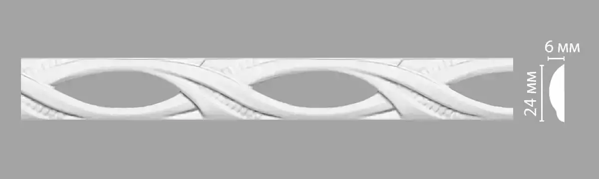 Молдинг DT-8029 DECOMASTER 24*6*2400 мм Молдинг DT-8029 DECOMASTER 24*6*2400 мм