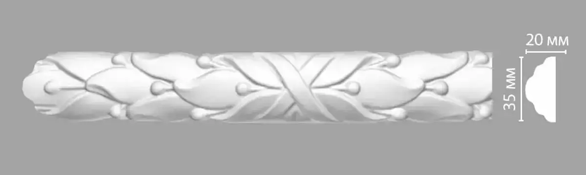 Молдинг DT-8052 DECOMASTER 35*20*2400 мм Молдинг DT-8052 DECOMASTER 35*20*2400 мм
