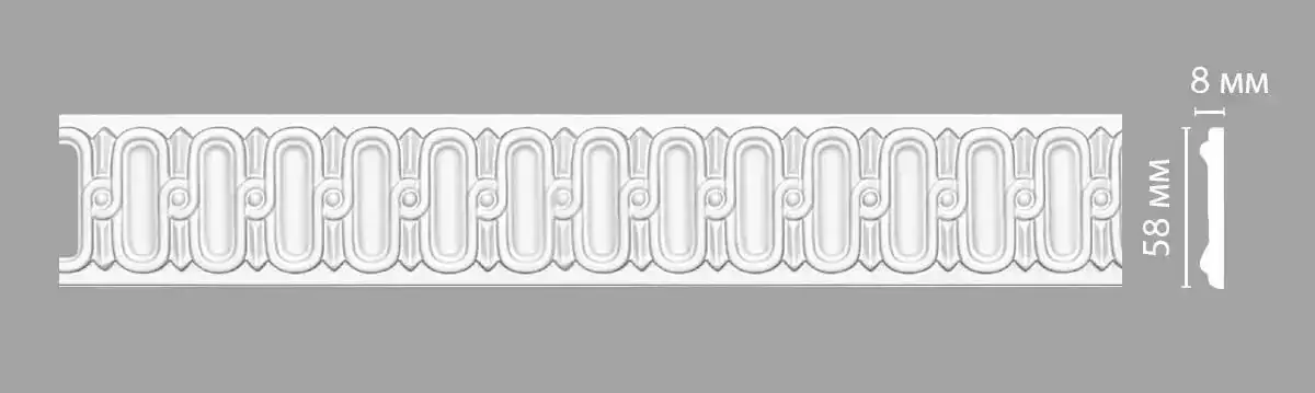 Молдинг DT-8628 DECOMASTER 60*8*2400 мм Молдинг DT-8628 DECOMASTER 60*8*2400 мм
