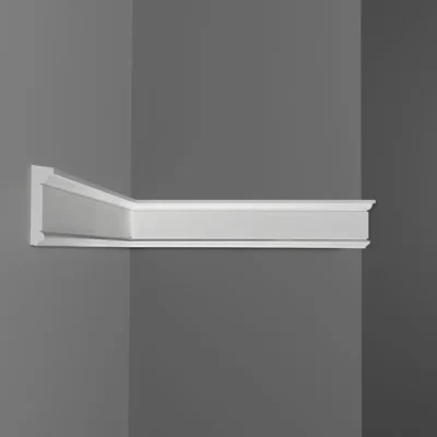 Молдинг D228-115 DECOMASTER белый матовый 60*17*2000 мм