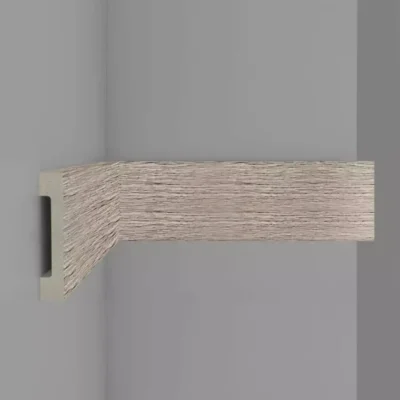 Плинтус |молдинг | реечная стена D157-77 DECOMASTER 66*13*2900 мм