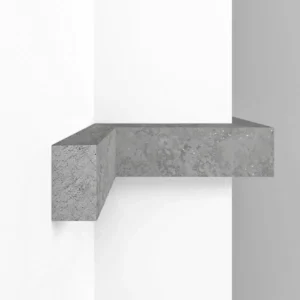 Молдинг D049-1629G ДМ  DECOMASTER лофт бетон мерцающий 50*30*2900 мм