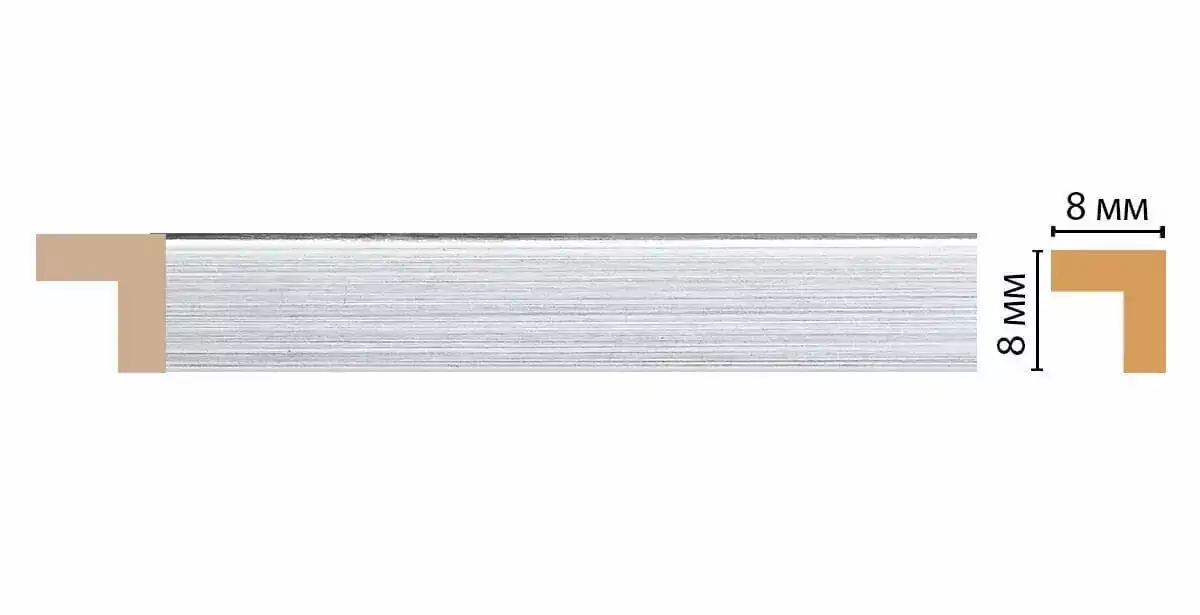 Молдинг угол 197-1153 DECOMASTER 8*8*2400 мм Молдинг угол 197-1153 DECOMASTER 8*8*2400 мм
