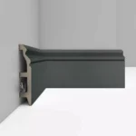 Плинтус напольный D232-112 ДМ  DECOMASTER антрацит черный лофт 100*22*2400 мм