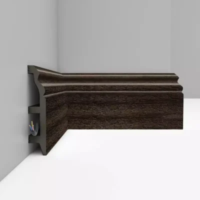 Плинтус напольный D232-438 DECOMASTER махагон 100*22*2400 мм