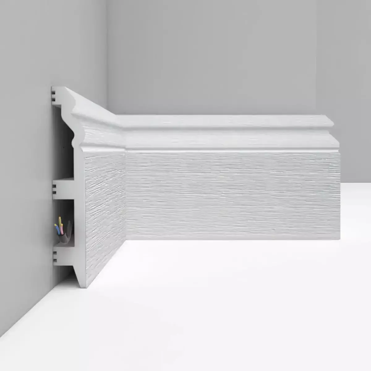 Плинтус напольный D233-70 DECOMASTER дуб белый 120*23*2400 мм Плинтус напольный D233-70 DECOMASTER дуб белый 120*23*2400 мм