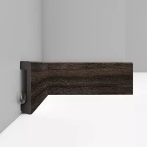 Плинтус напольный D235-438 DECOMASTER махагон 80*17*2400 мм