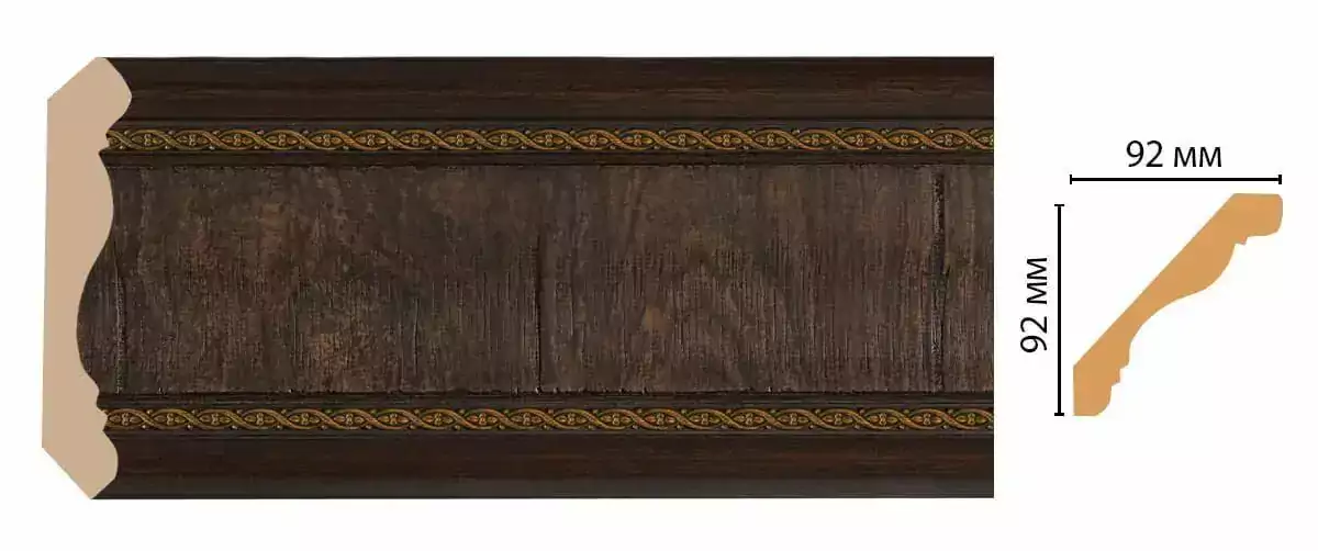Карниз потолочный 171-1 Decomaster 92*92*2400 мм Карниз потолочный 171-1 Decomaster 92*92*2400 мм